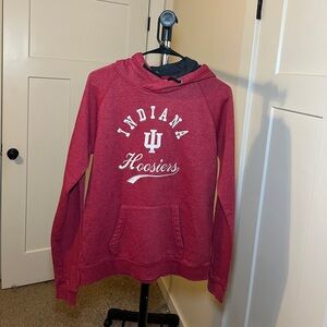 Indiana Hoosiers Women's Crimson Hoodie size medium